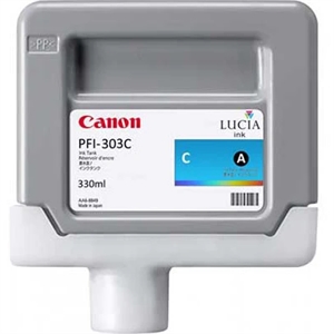 Canon PFI-303 C Cyan - 330 ml bläckpatron
